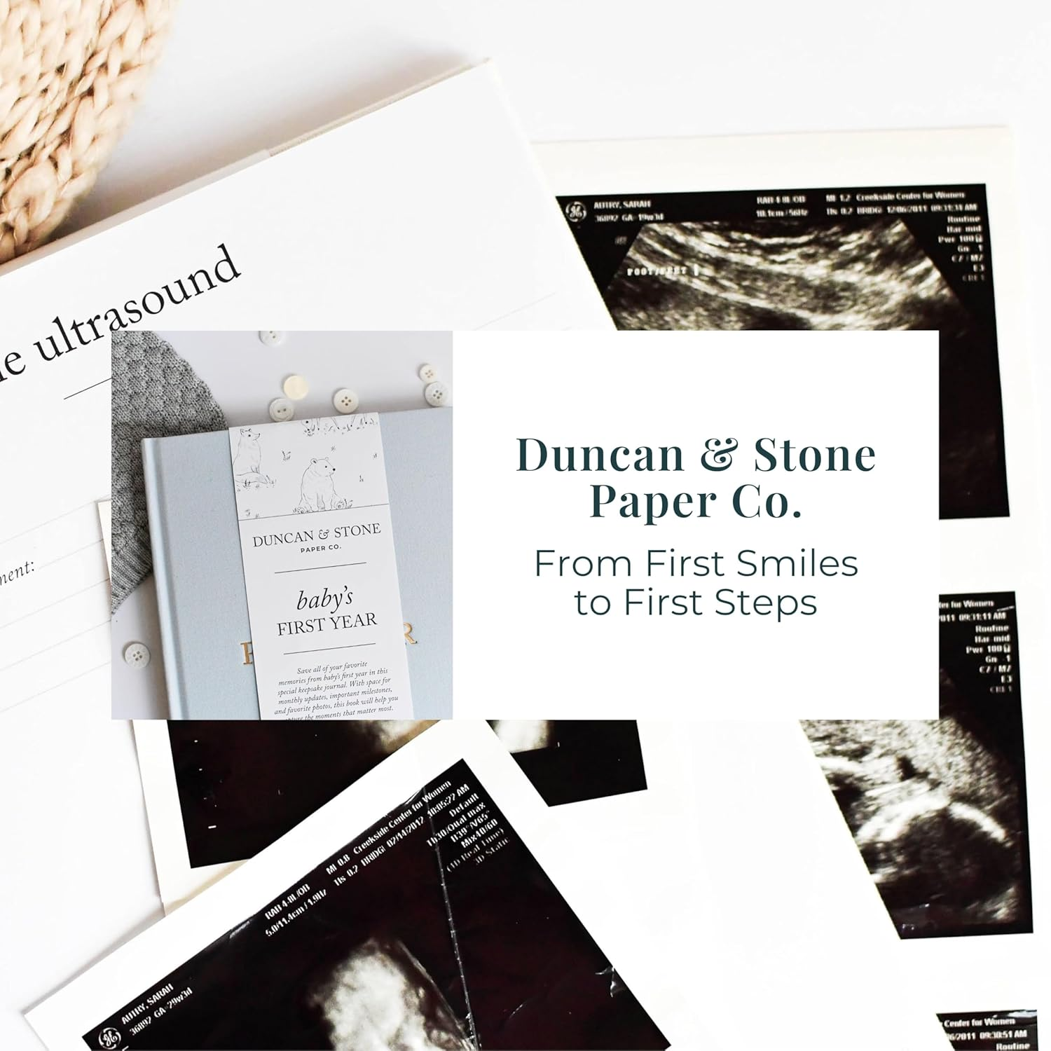 Baby First Year Book - Heirloom Keepsake Baby Memory Book to Record Important Milestones, Photos & More - Baby Keepsake Books (Dusty Rose,112 Pages) - Dusty Rose image number 2