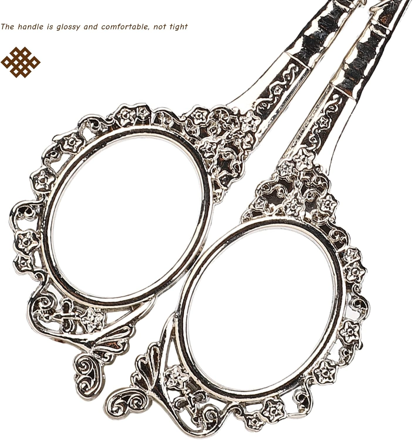 Gugxiom Vintage Embroidery Scissors Set, Stainless Steel Sewing Tools Complete Set, Beautiful and Practical Gift Box Packaging, for Mother'S Day, Birthday Gift (Silver) image number 5