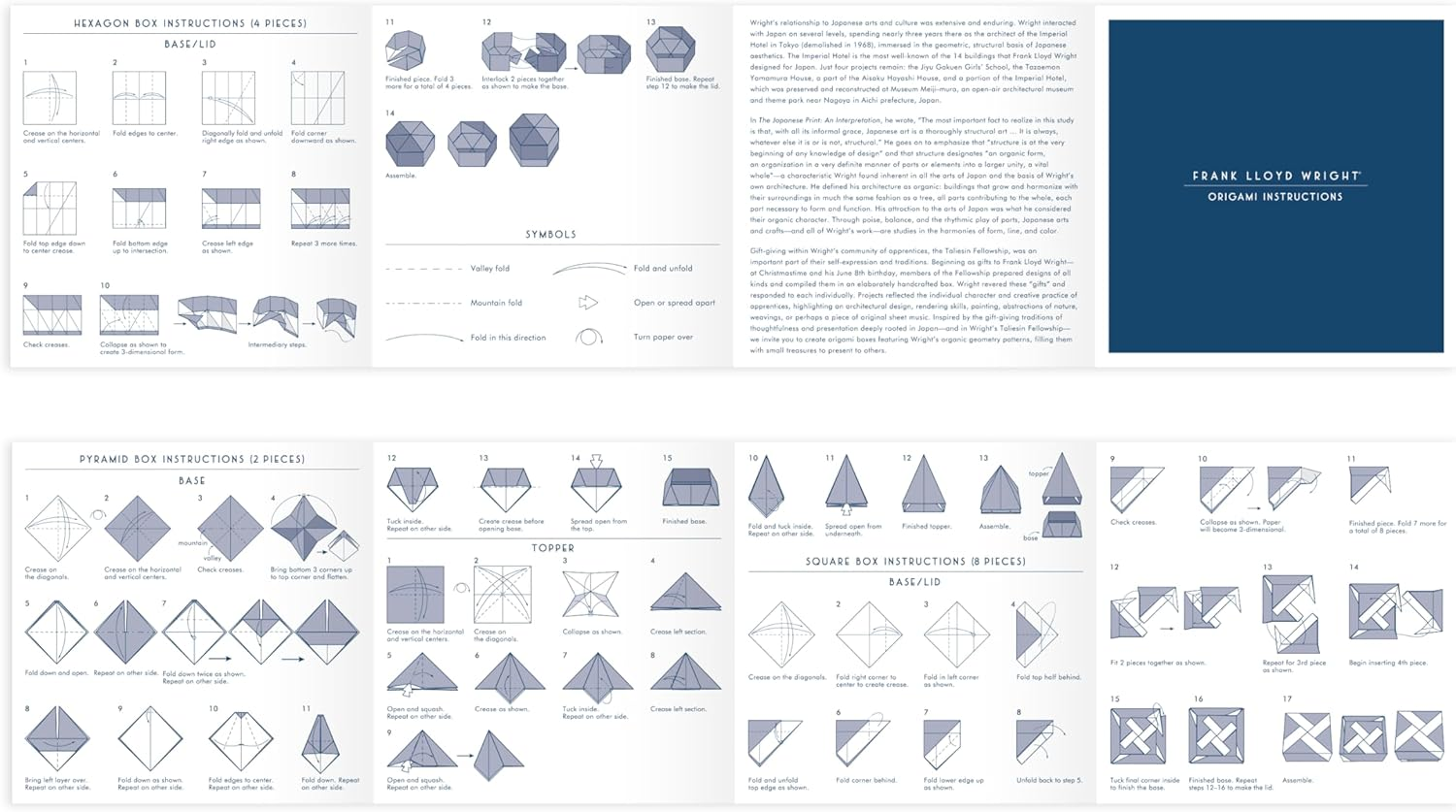 Galison Frank Lloyd Wright Origami Kit image number 4