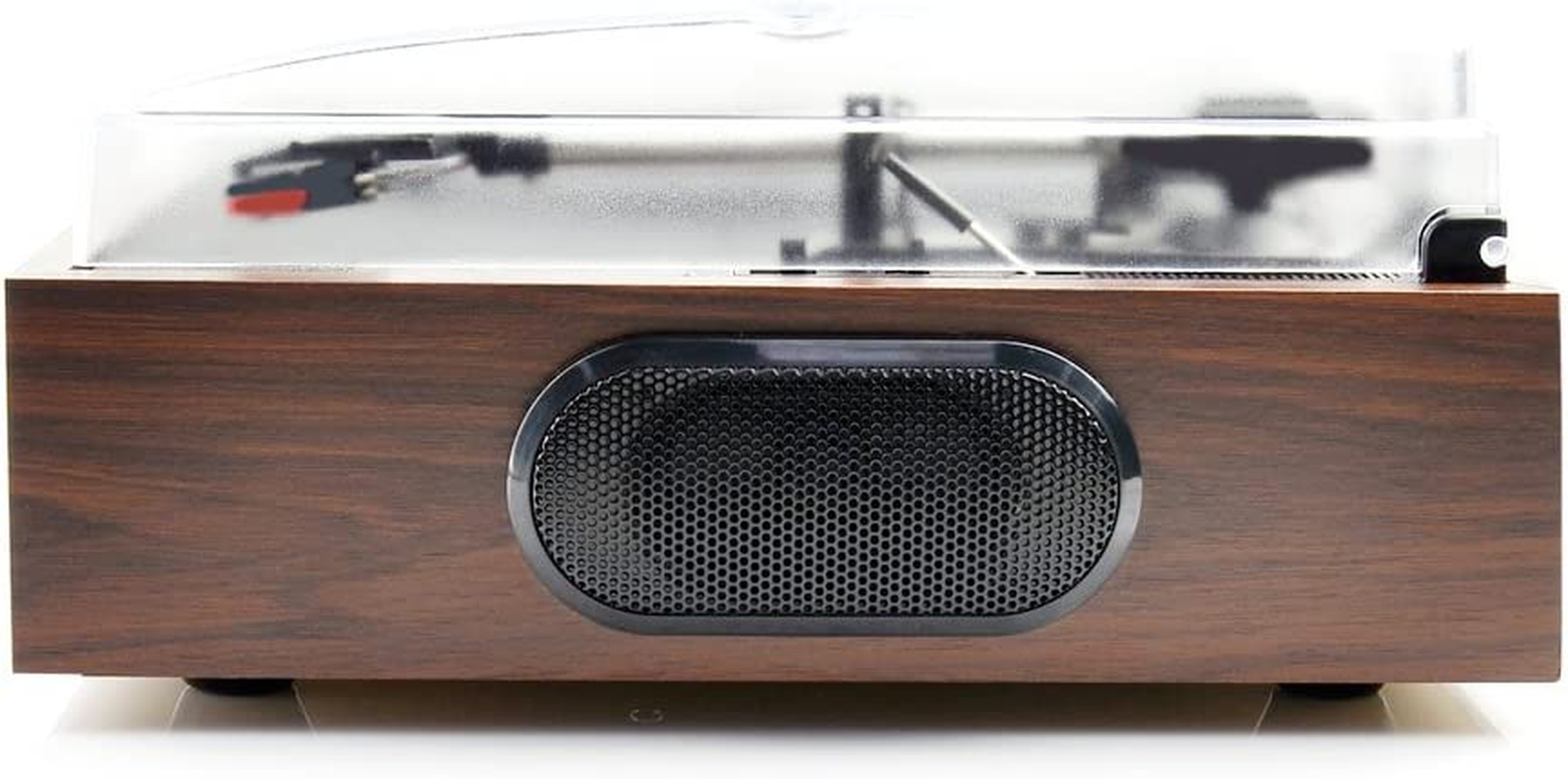Mbeat Wooden 2-In-1 USB Turntable Record Player and Cassette Digital Recorder Built-In Speakers image number 2