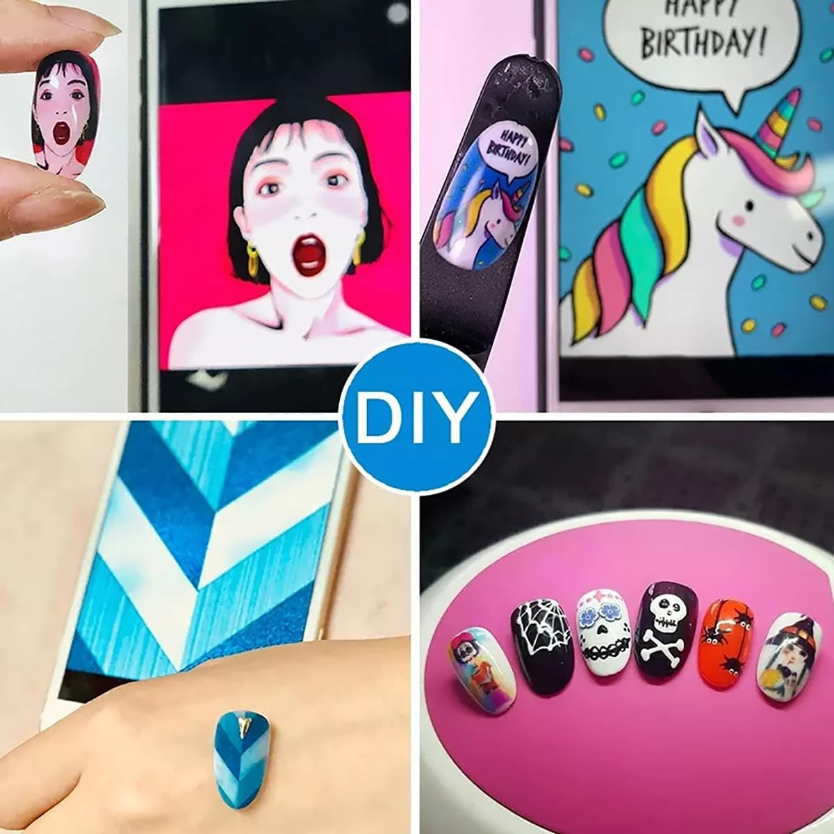 Nail Art Printer, Smart Nail Art Machine, Painting Machine, Printed Nails, Nail Art Tool, for Nail Salons, Beauty Salons and Individuals for DIY Manicure at Home image number 1