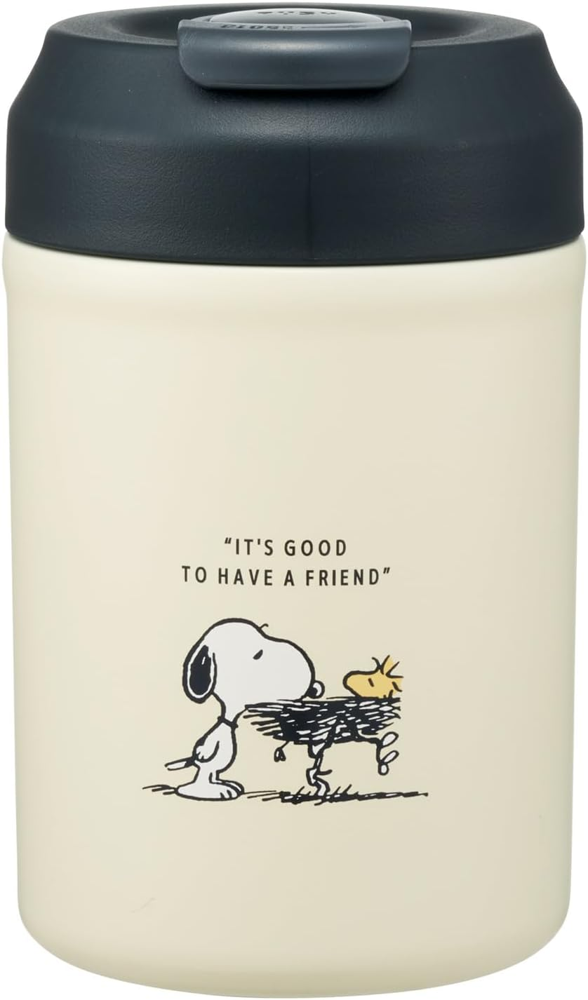 Skater STEM4-A Stainless Steel Easy Tumbler, 12.8 Fl Oz (380 Ml), Thermal Insulation, Double Wall Vacuum Structure, Snoopy Badge - Cinnamoroll image number 7