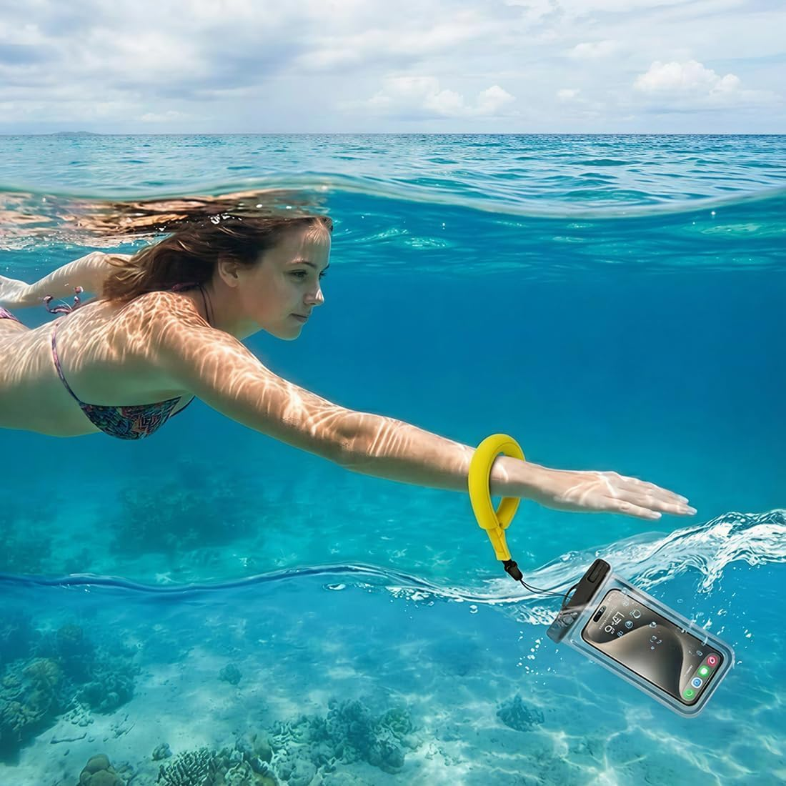 Camera Float Wrist Strap,Waterproof Floating Lanyard for Gopro, Nikon Canon, Sony, Fujifilm & More Underwater Camera image number 4