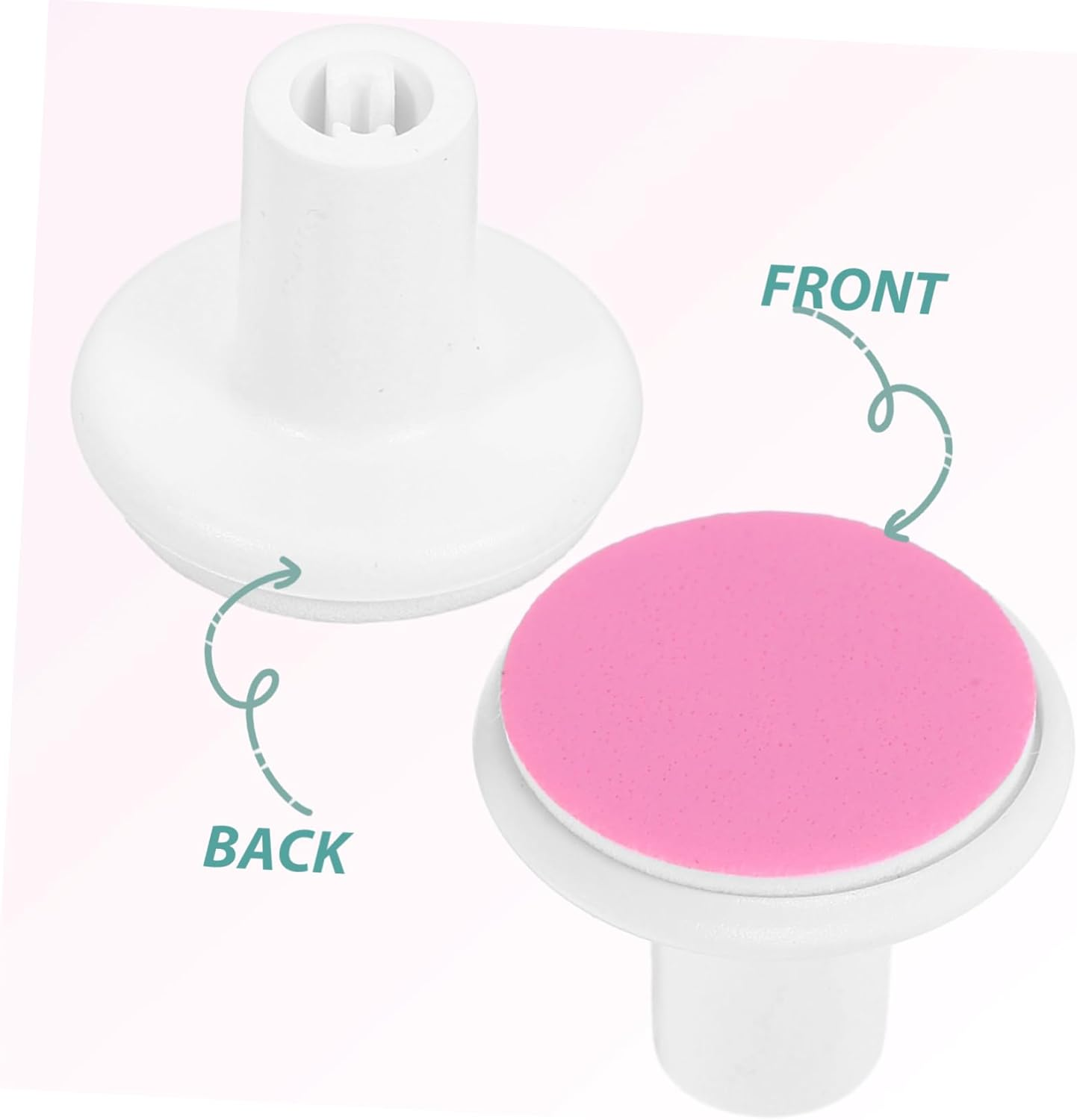 KAILIKETIY 10Pcs Replacement Nail File Heads for Electric Nail Trimmer Grinding Pads image number 6