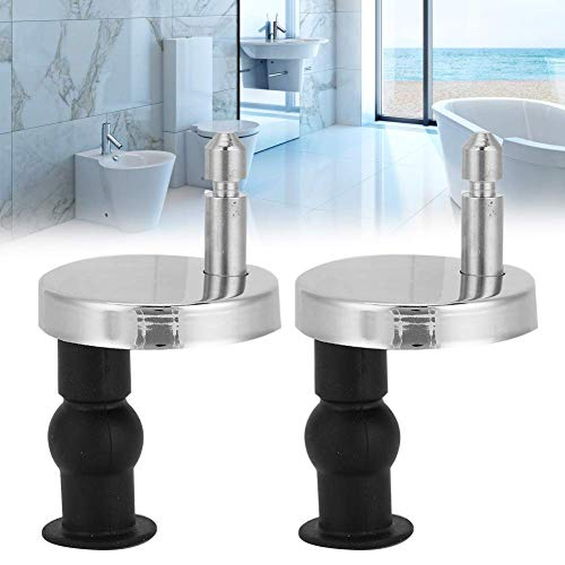 Yosoo Universal Toilet Seat Hinge Bolt Screw for Top Mount Toilet Seat Hinges, Expanding Rubber Top Nuts Screw Accessories, Toilet Seat Hinge Replacement Parts for Home Bathroom (Two Buckle) image number 5