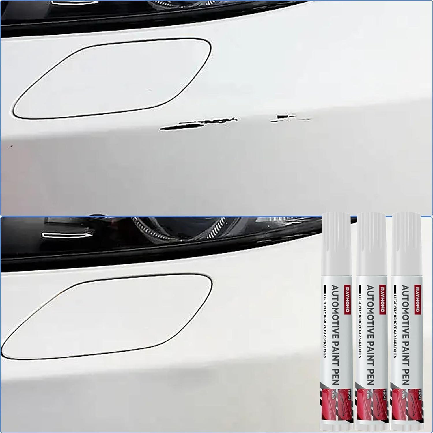 Car Scratch Remover Pen? - Durable Paint Pen,Vehicle Scratch Repair Pen Marker Paint Strop-Au image number 3