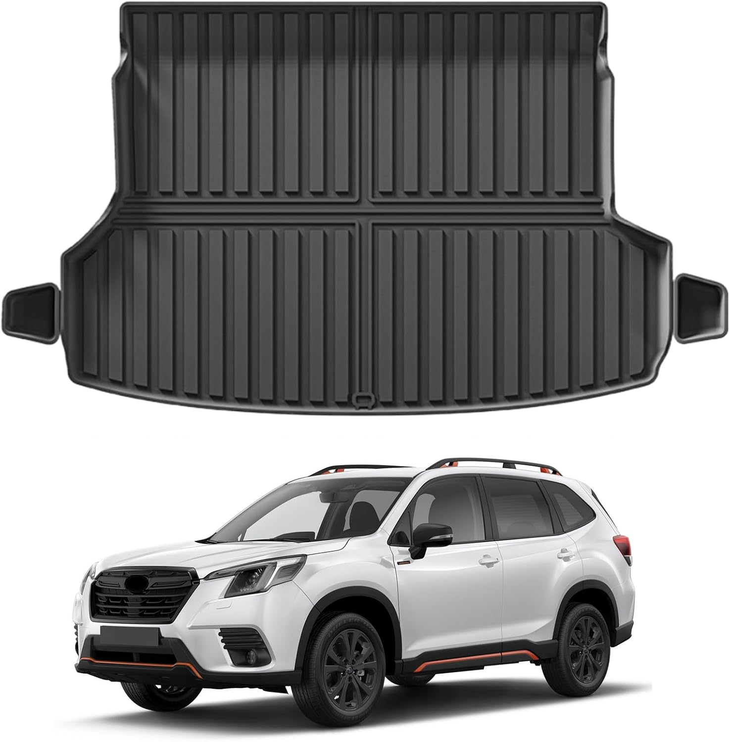 CMPCTR Cargo Mat Boot Liner for Subaru Forester TPE Cargo Liner Heavy Duty Cargo Trunk Mat Luggage Tray Interior Accessories image number 1