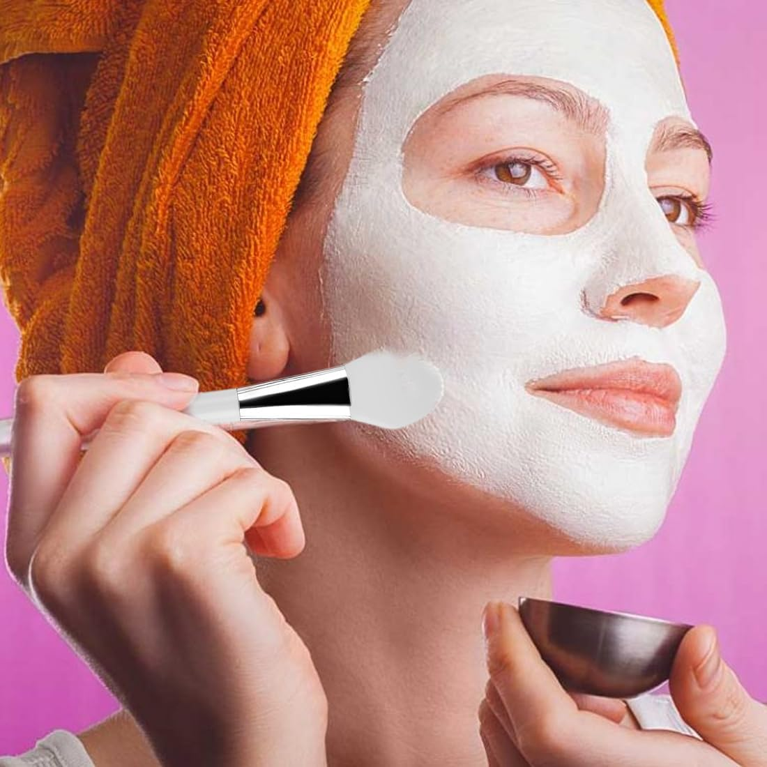 OUDQFCJ Olakin Silicone Mask Brush, Face Mask Applicator, Face Mask Brush, for Face Masks, Eye Masks, Serum, Cleaning Mask or DIY Skin Care image number 3