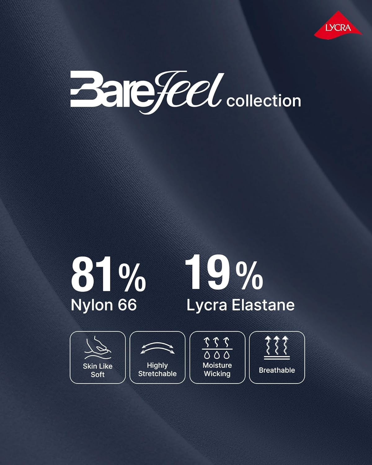 G4Free Wide Leg Pants Woman Yoga Pants with Pockets (Dark Navy,S,33") image number 2