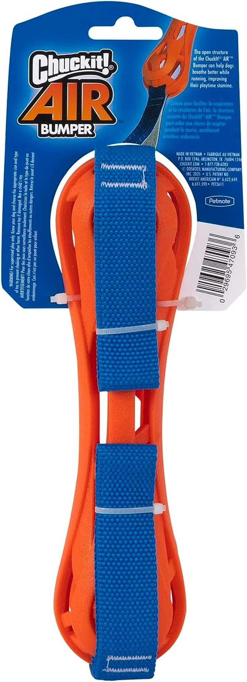 Chuckit Air Fetch Bumper Dog Toy, Orange image number 2