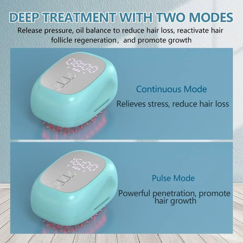 KTS Hair Growth Laser Comb, Laser Light Therapy Hair Growth Device, Red Light Therapy Promotes Regrowth Hair for Men and Women, Hair Loss Treatment for Thinning Hair image number 3