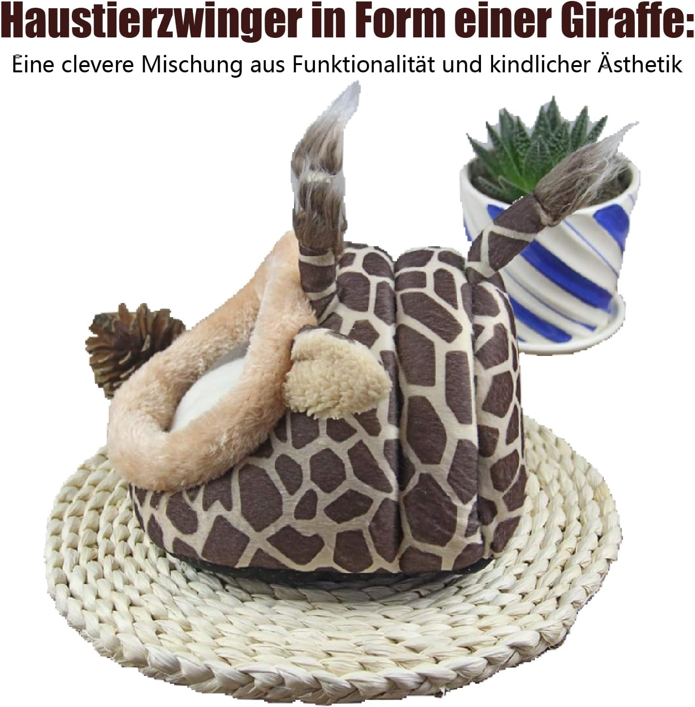 Pet Bed, Small Animal House Bed, 1 Soft Cushion Sleeping Bag Nest, Ideal as a Guinea Pig Bed, Small Animal Cave for Chinchilla, Guinea Pig House image number 3