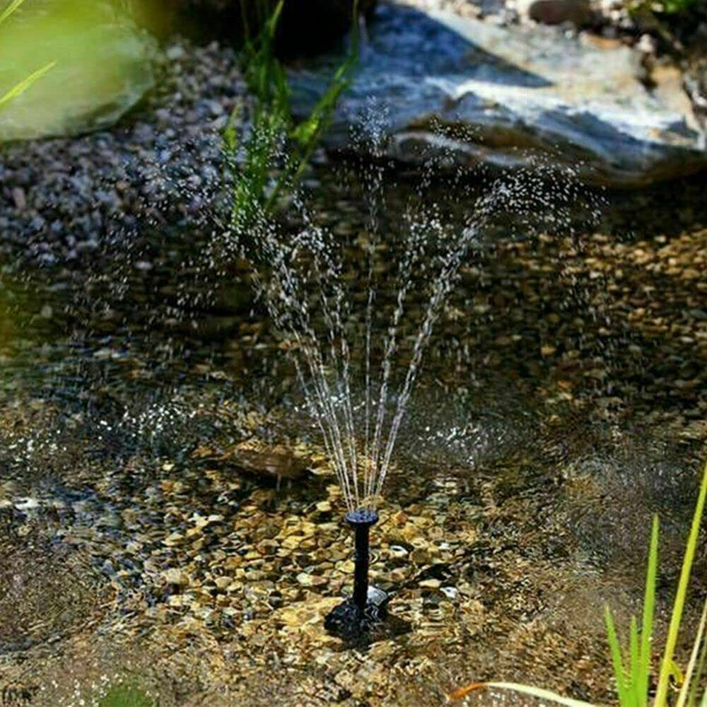 1.5W 2W Solar Powered Water Fountain Pump Bird Bath Pond Pool Garden (1.5W 200L/H) image number 1