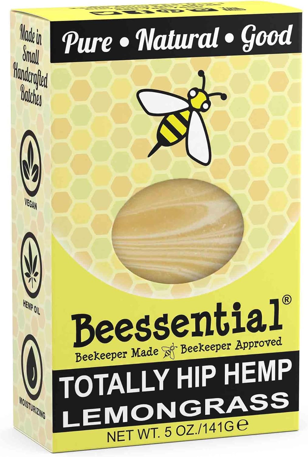 Beessential Mechanic and Gardener Soap, 5 Ounce Honey/Oat