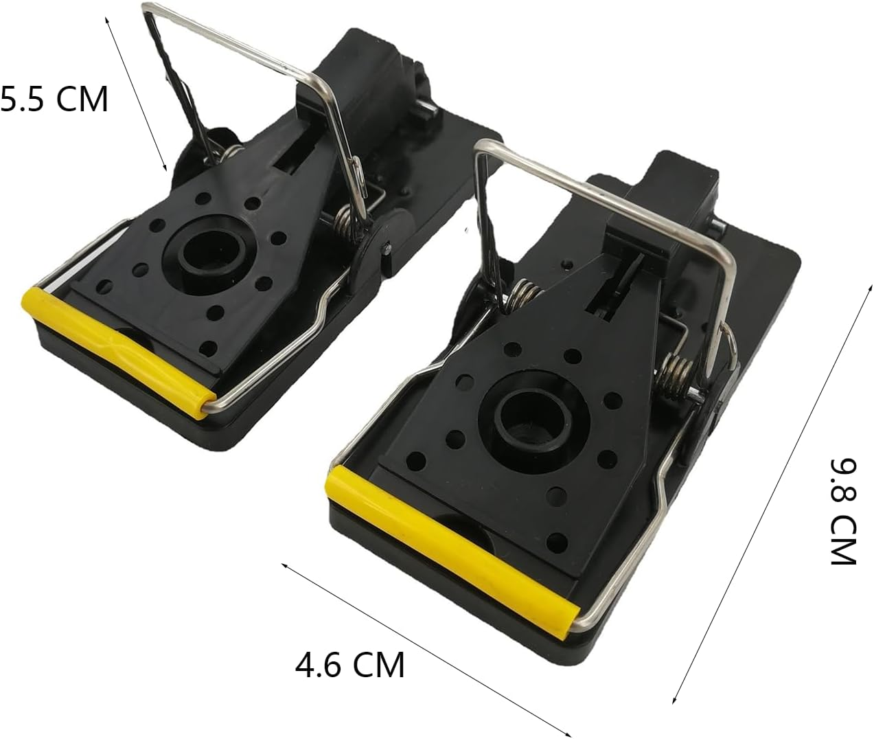 EOMECUIGAO Mouse Trap That Work Instantly Indoor Outdoor 8PCS Reusable Quick Kill Mice Trap Plastic Mouse Traps