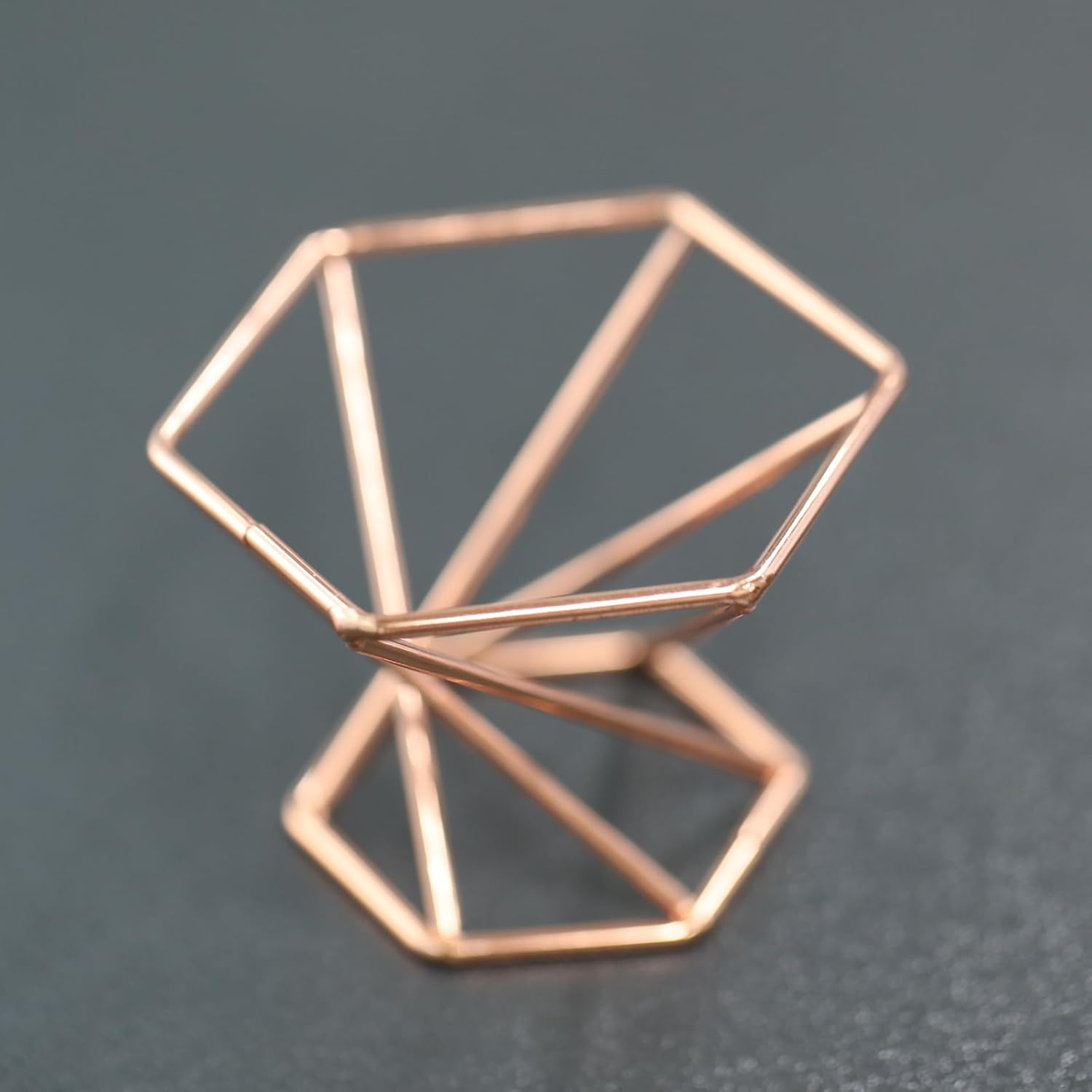 JIOBOLION Baseball Stand - Premium Metal Display Stand for Baseballs, Tennis Balls, Golf Balls, and More - Perfect for Collectors (Rose Gold) image number 5