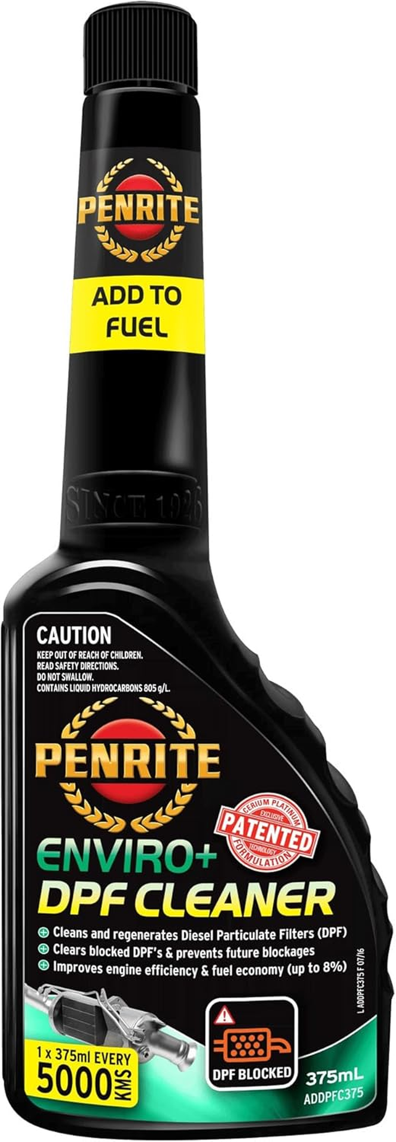 Penrite Diesel Enviro+ DPF Cleaner Additive 375 Ml