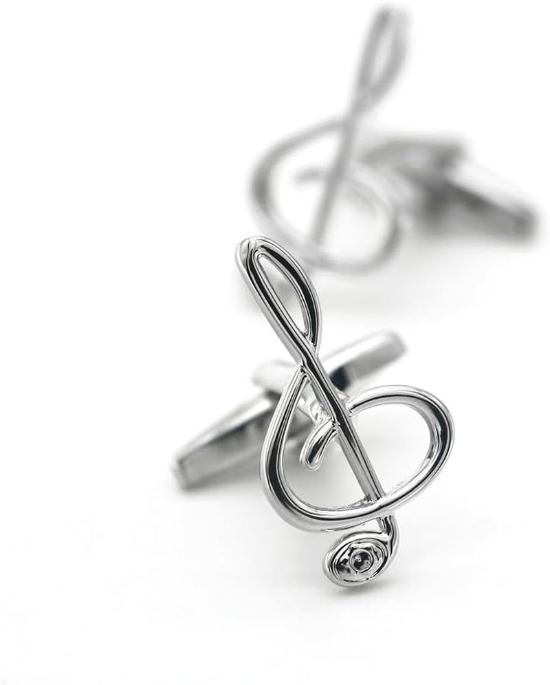Treble Clef Music Cufflinks with Presentation