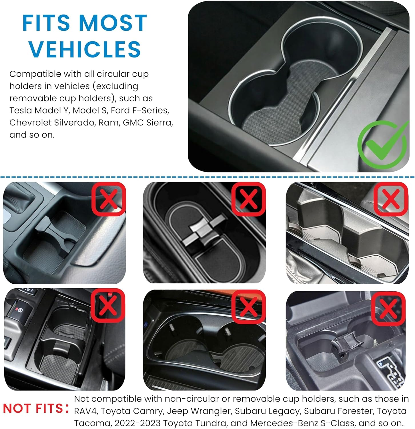 Car Tray & Car Desk for Laptop, 360&deg; Rotating Wood Cup Holder Table, Steering Wheel Tray, Car Accessories for Women & Men,Compatible with Tesla Model Y/3/S, Ford F150/Explorer/Maverick & Most Vehicles image number 6