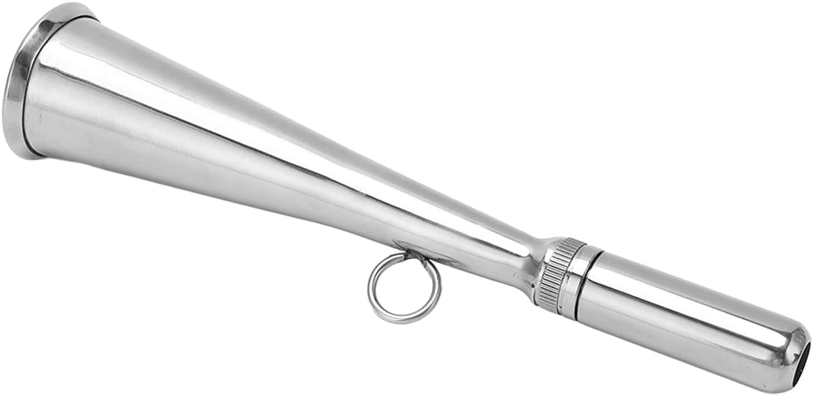 Portable Stainless Steel Fog Horn with Clear Sound - Emergency Marine Horn Signal for Boats, Essential Safety Equipment for Boaters