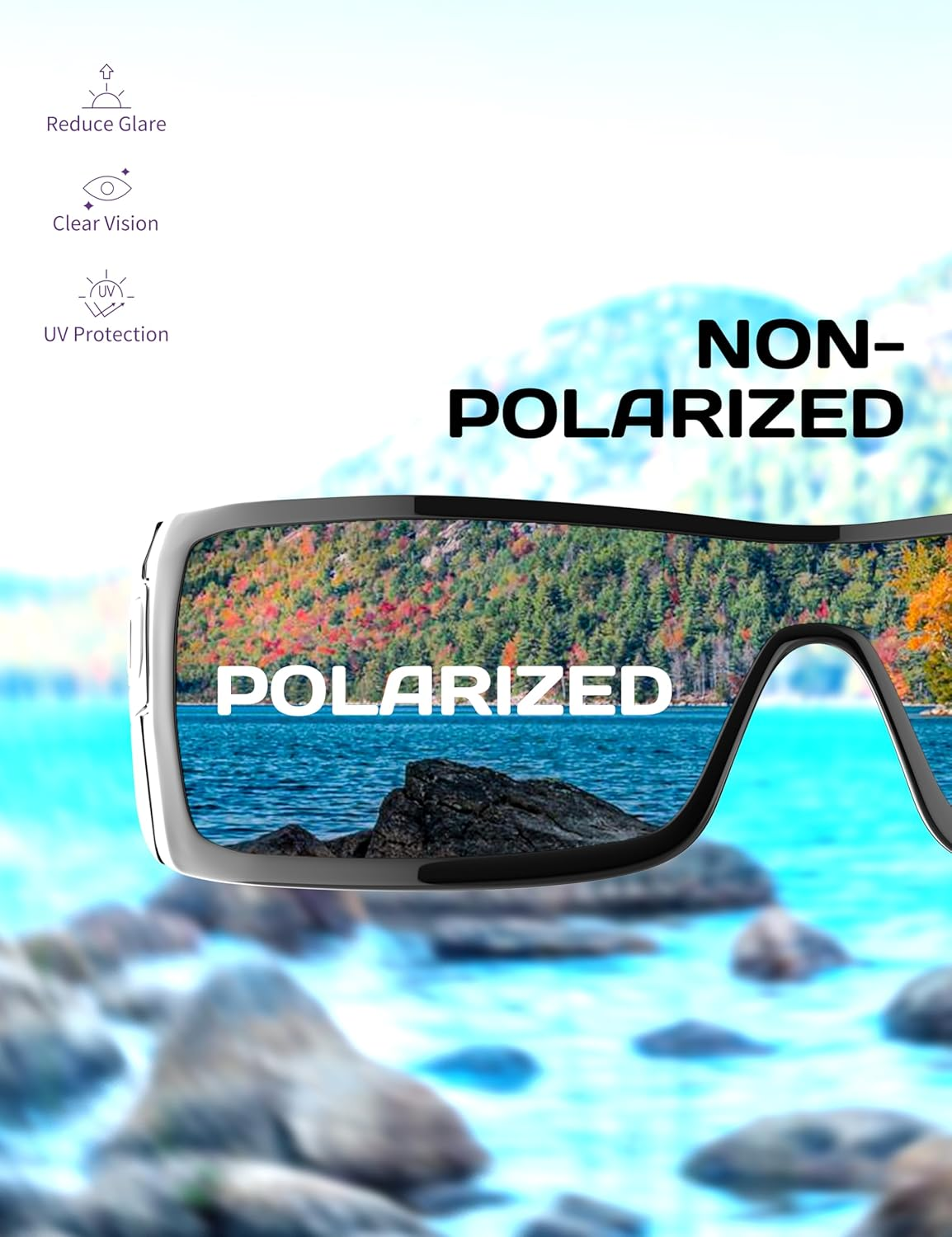 1.6MM Replacement Lenses Compatible with BOSE Tempo BMD0010 Sunglasses, Anti-Scratch and Impact Resistant - Dark Black image number 3