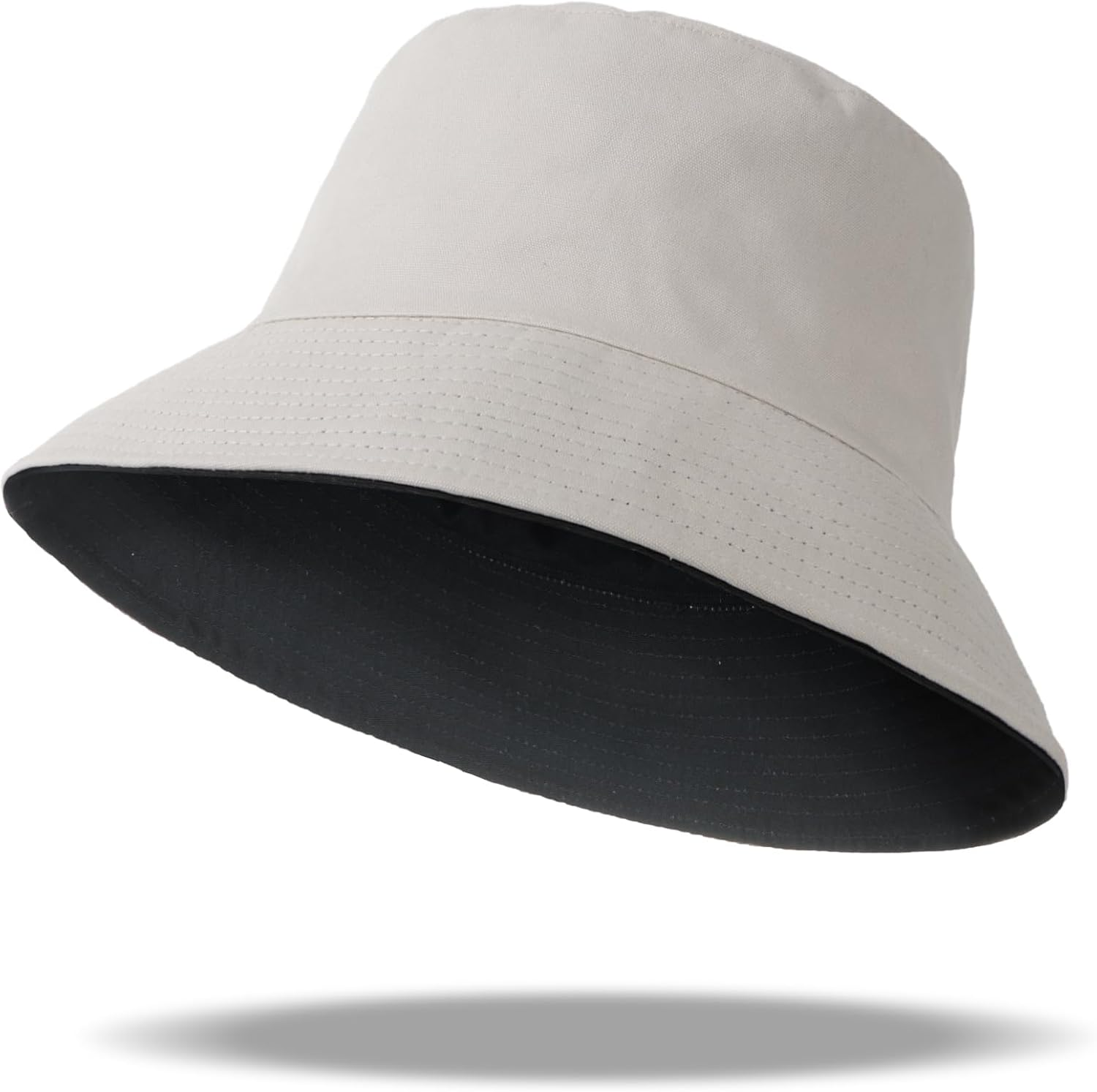 Bucket Hats for Men - Oversize L XL XXL Foldable Fisherman Sun Cap for Big Head Outdoor Travel Fishing Hiking