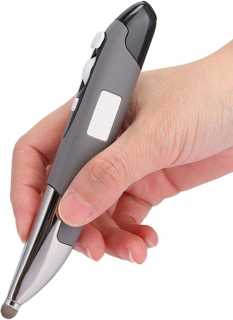 Wireless Optical Pocket Rechargeable Pen Mouse, Wireless Pocket Pen Mouse, Adjustable 800/1200/1600 DPI 4 Buttons USB Optical PC Laptops Tablets Smartphones Intelligent TV Pen Mouse image number 3