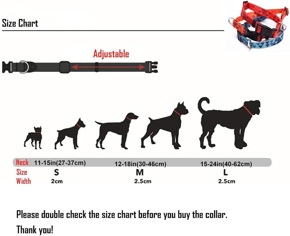 Blackdoggy Waterproof & Odor-Resistant Dog Collar, Heavy-Duty D-Ring & Adjustable Fit, All-Size Pet Collar for Small, Medium and Large Dogs (M, Orange)