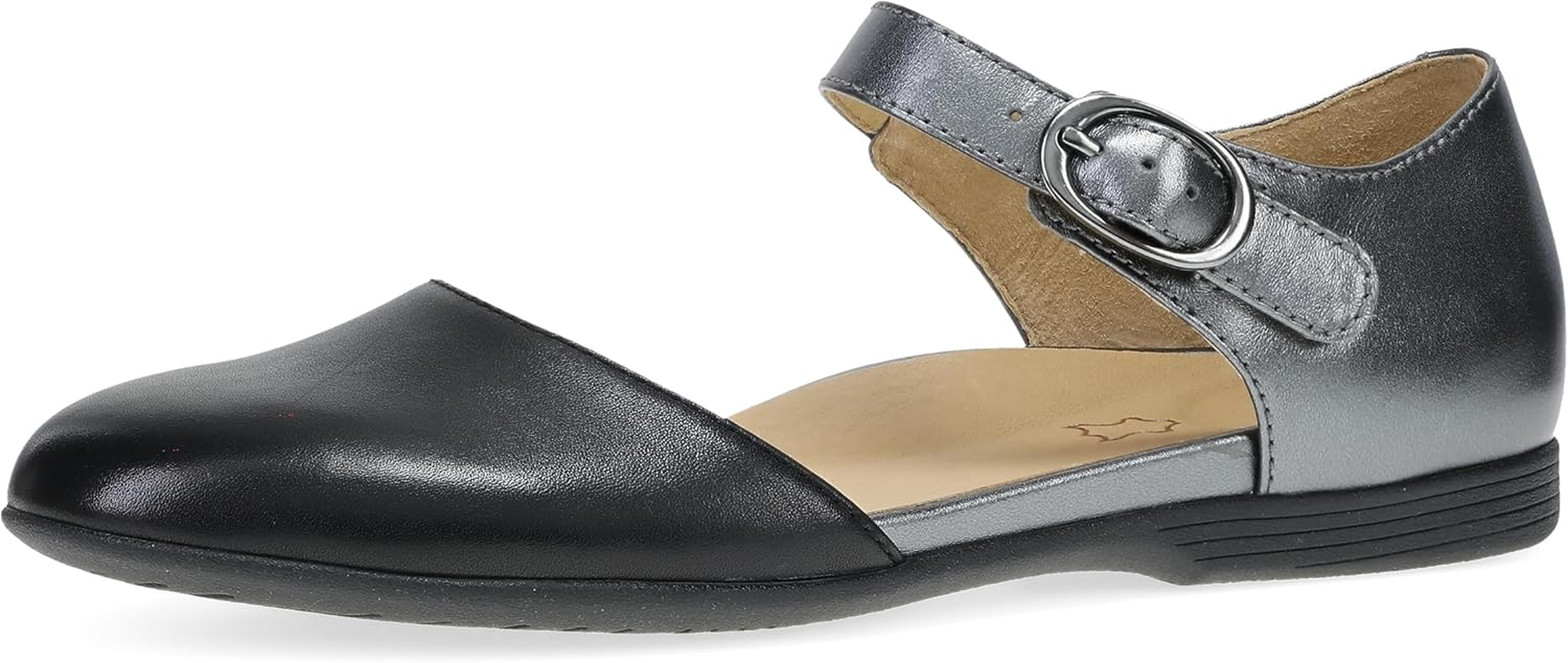 Dansko Liv D'Orsay Mary Jane Flats for Women - Arch Support, Soft Leather, Adjustable Buckle, All-Day Comfort, Quality Construction