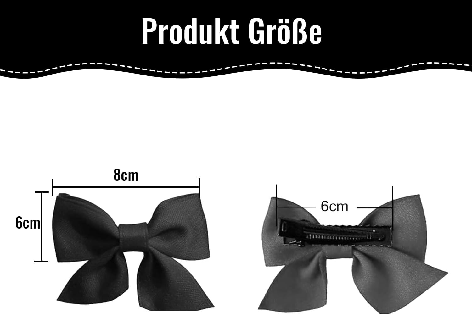 Esshogo Hair Clip Bow, Hair Bow, Hair Clip Black, Bow Hair, Hair Bow Christmas, Hair Clips Women with Bows, Hair Clips Children'S Bows