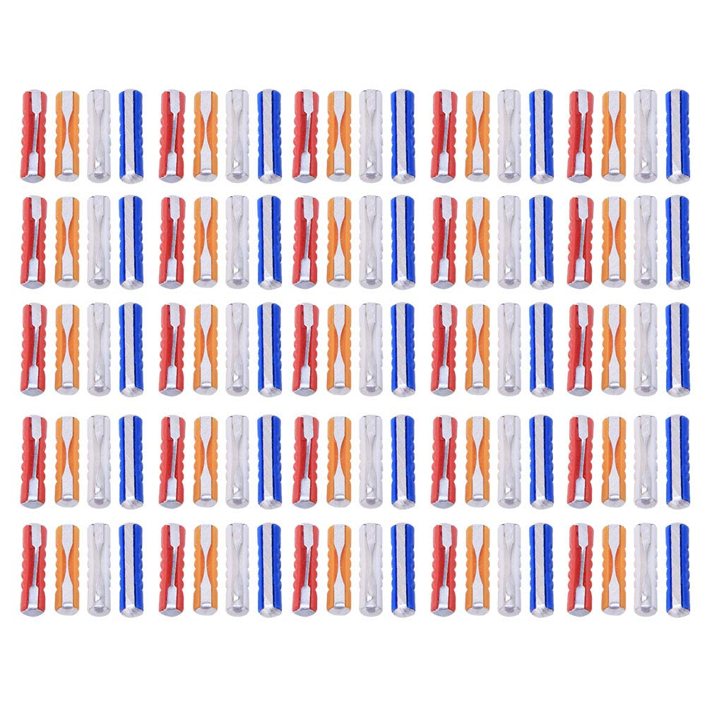 EVTSCAN 100Pcs Torpedo Ceramic Fuses Assortment Auto Car Fuses Set Kit image number 3