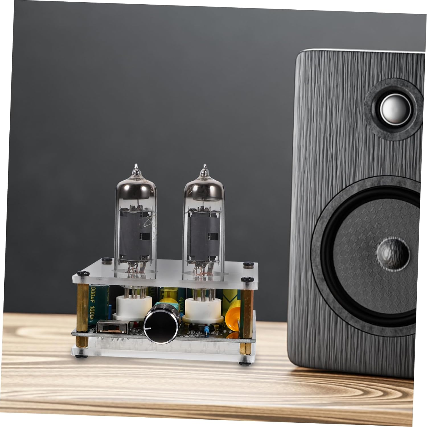 PHENOFICE Tube Preamplifier 6K4/6A2 Vacuum Electron Tube Preamp for Turntable Audio System DIY Home Theater Sound Amplifier image number 3