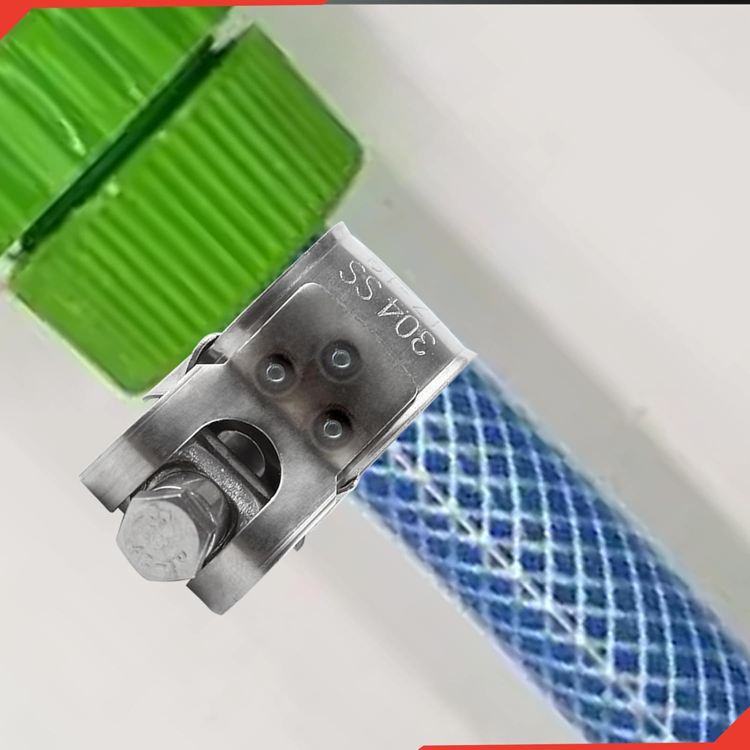 LEONTOOL 4 PCS 17-19Mm Range T-Bolt Hose Clamps, Heavy Duty Adjustable Pipe Clamps with Wrench, 304 Stainless Steel Turbo Pipe Clamps for Automotive Intercooler Radiator Heater High Pressure Hose image number 6