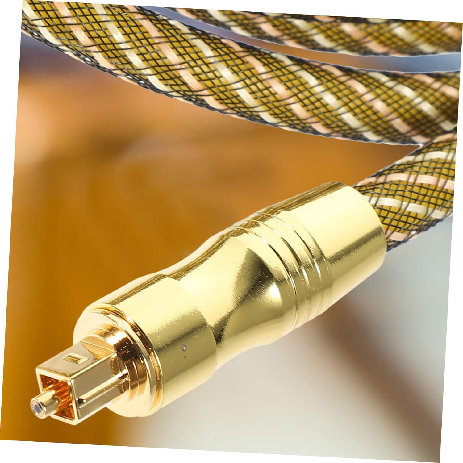 CONGARTENO 2M Fiber Optic Cable Digital Optical Audio Cable for Home Theater Male to Male Connectors for Sound Bar and DVD Player Connections image number 5