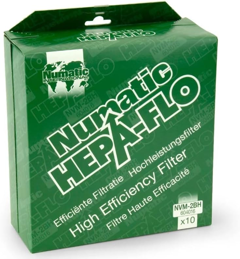 Charles George Henry XL Vacuum Bags NVM-2BH Hepaflo Dust Bags 10 Pack 604016 - Numatic image number 2