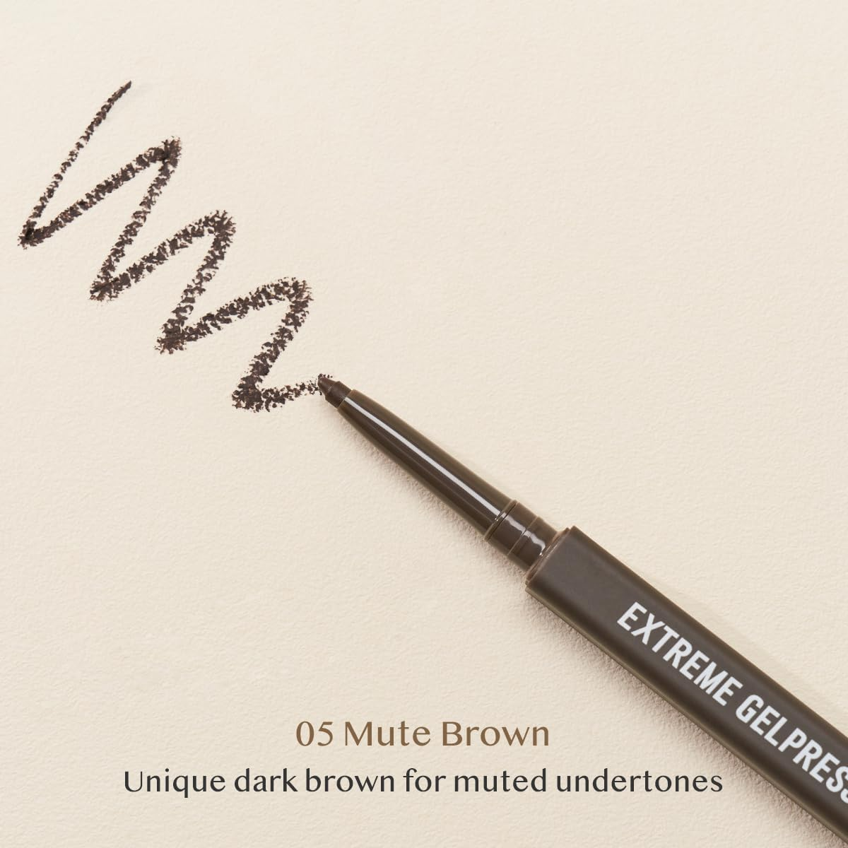 CLIO Extreme Gelpresso Pencil Liner 05 Mute Brown image number 4