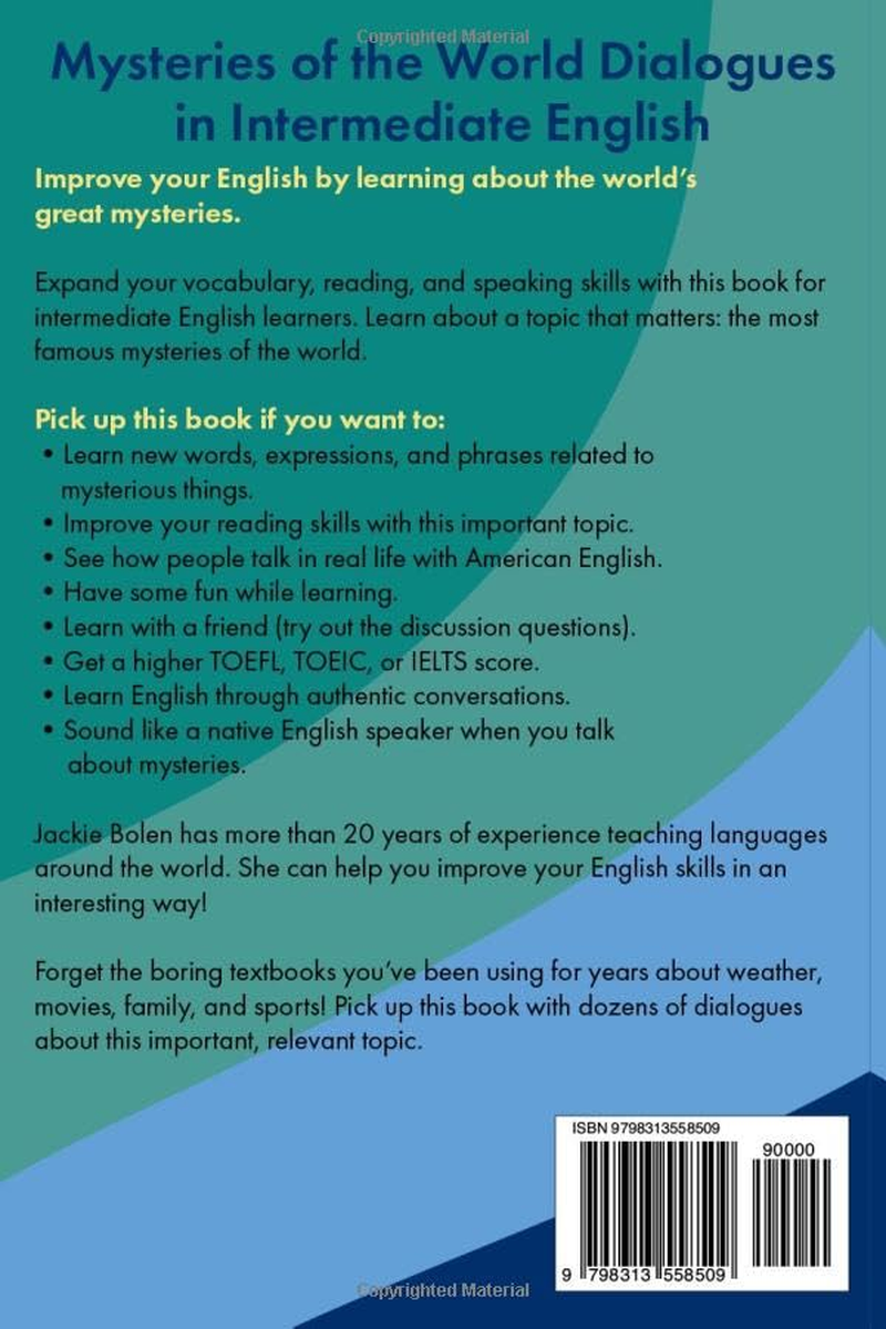 Mysteries of the World Dialogues in Intermediate English: Learn English with a Topic That Matters image number 1