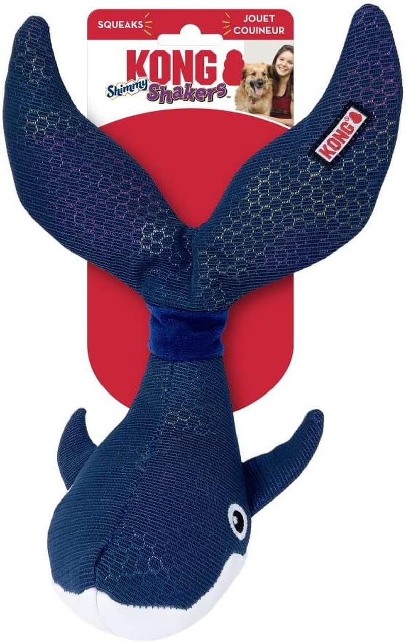 KONG Company 38749852: Shakers Shimmy Dog Toy, Whale Md image number 1