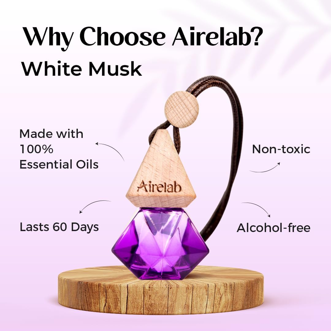 Car Air Freshener &ndash; Inspired by Baccarat Rouge 540, Luxury Long Lasting Essential Oil Diffuser for Car Interior, Natural Odour Eliminator, Unisex Premium Car Perfume, Safe for Kids & Pets image number 6