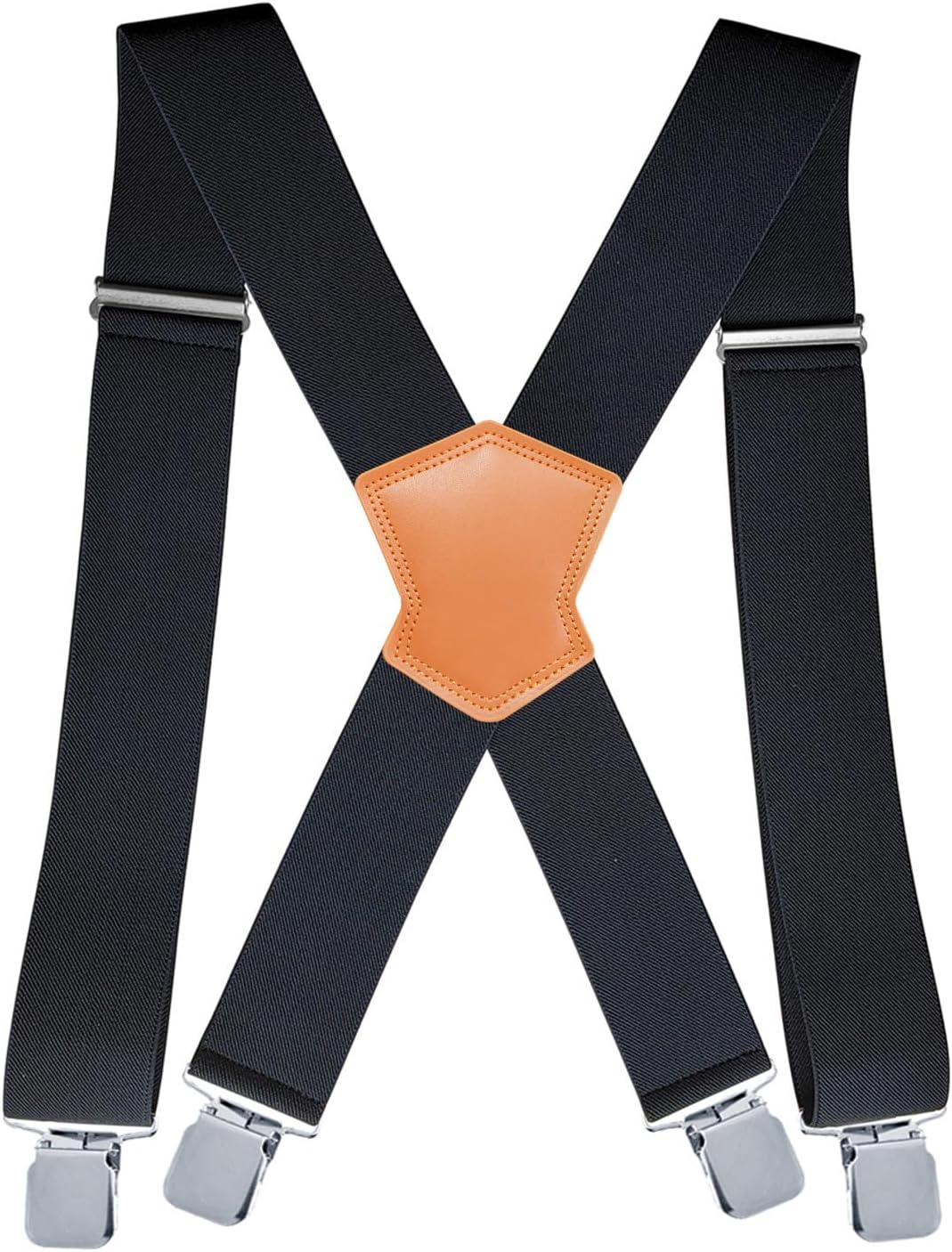 Elastic Mens Suspenders, Heavy Duty, Work Suspenders, Suspenders for Men Heavy Duty, for Trousers image number 4
