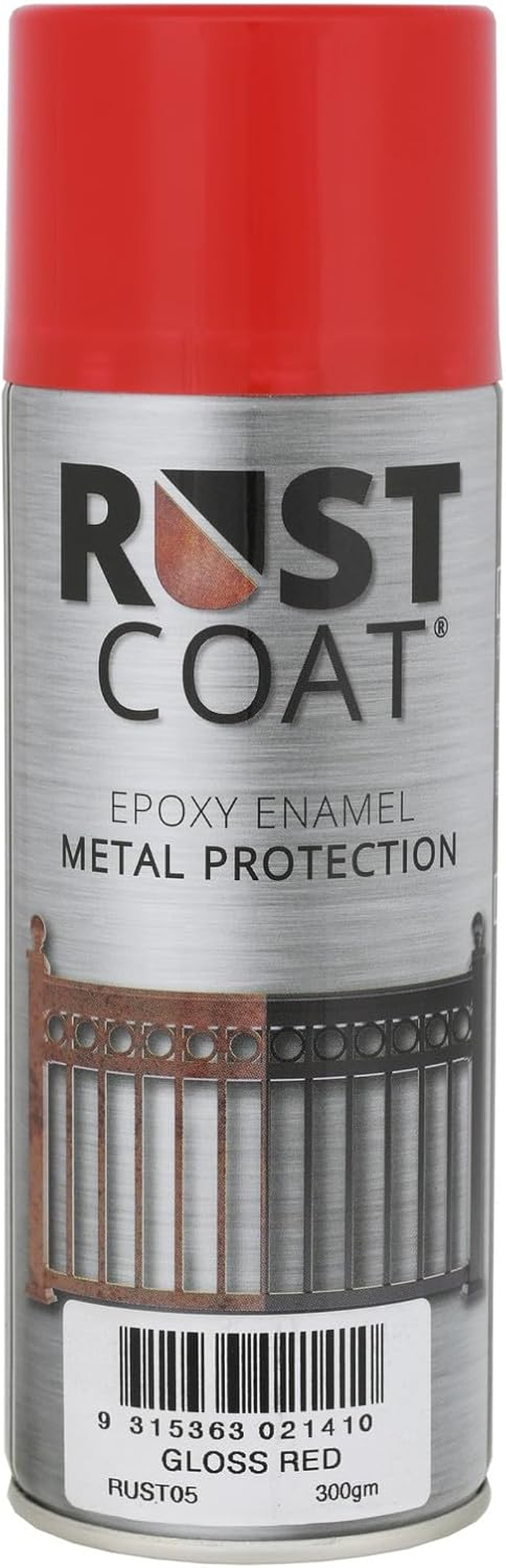 Epoxy Enamel Metal Protection, 300 G, Gloss Red