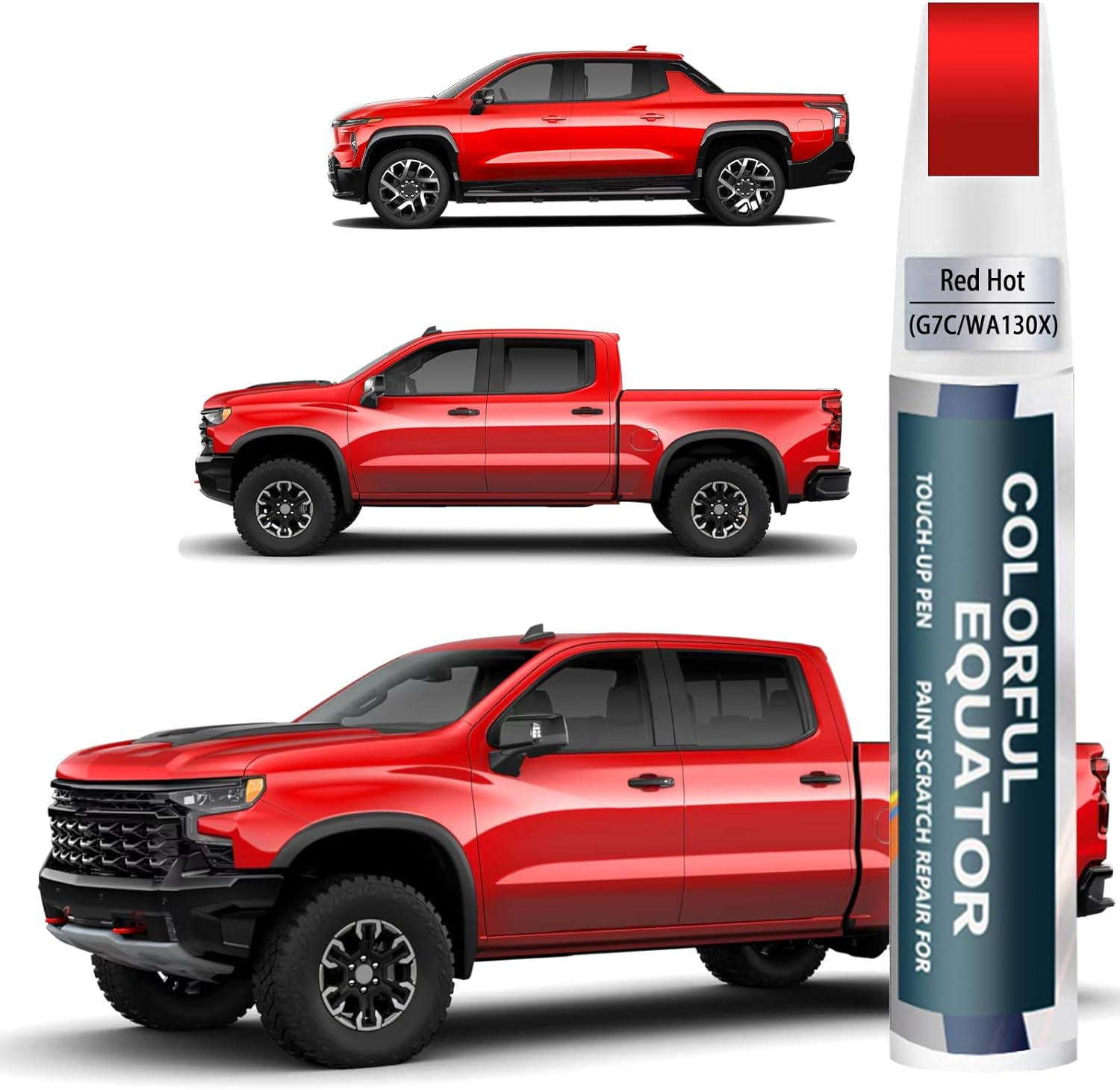 Red Hot(G7C/Wa130X) Touch up Paint Compatible with Chevrolet, Car Paint Pen Scratch Repair Two-In-One Touch up Paint, Premium Car Scratch Remover for Deep Scratches image number 4