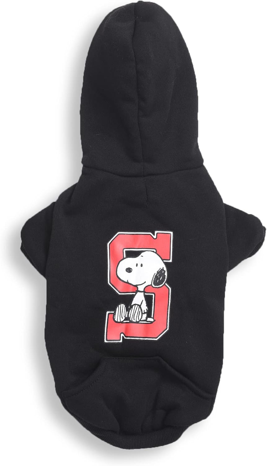 Peanuts for Pets Snoopy Collegiate Hoodie Sweater, XL | Soft and Comfortable Apparel Clothing Shirt | Xlarge Sweater for Very Large Dogs image number 2