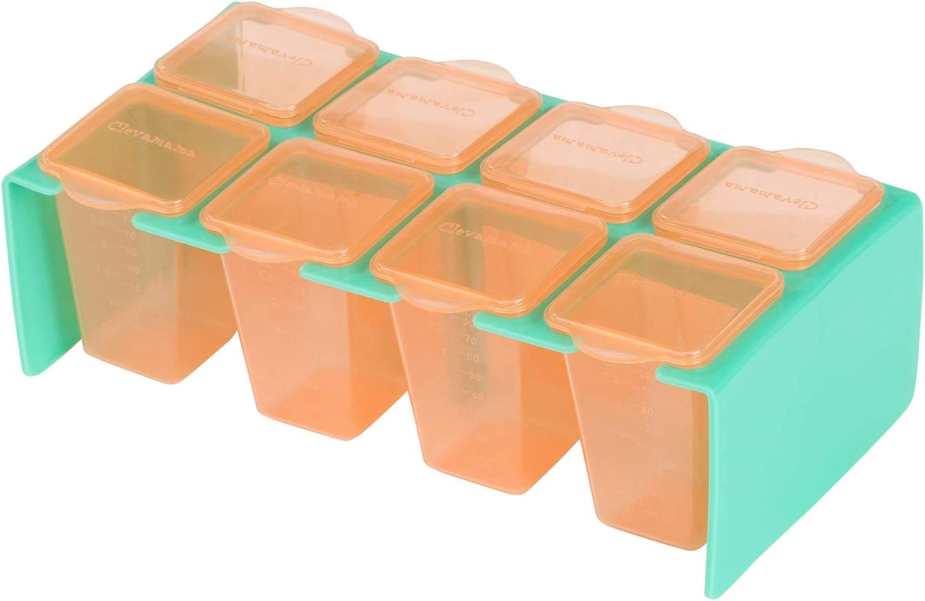 Clevamama Clevaportions Baby Food Freezer and Storage Pots image number 1