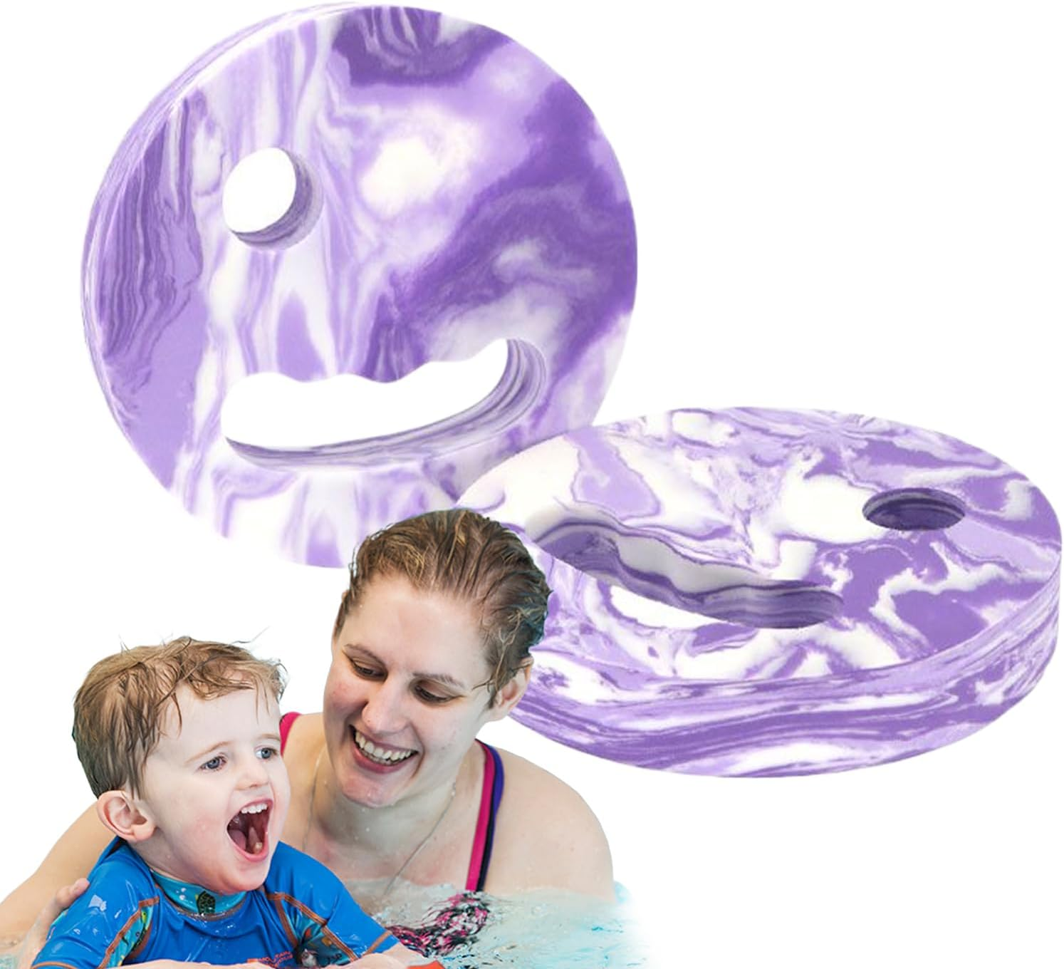 Aquatic Fitness Discs | EVA Fitness Discs for Swimming | Flotation Swimming Resistant Exercise Aid for Youth Men Teens Girls Beginners Boys