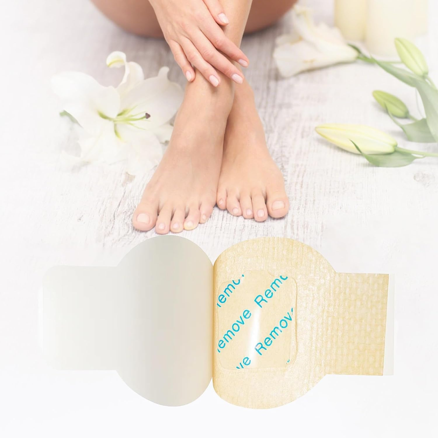 21 Pcs Fungal Nail Patches, Toe Nail Fungus Treatment, Nail Repair Patches for Damaged and Discolored Nails, Overnight Nail Care Solution for People image number 5