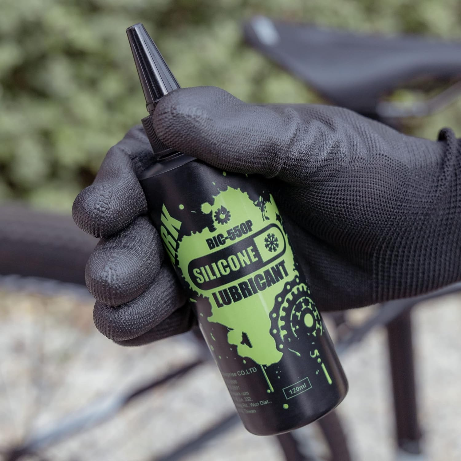 Cyclingdeal Bike Silicone Chain Lubricant Bicycle Maintenance Greaser Oil - 120Ml image number 4