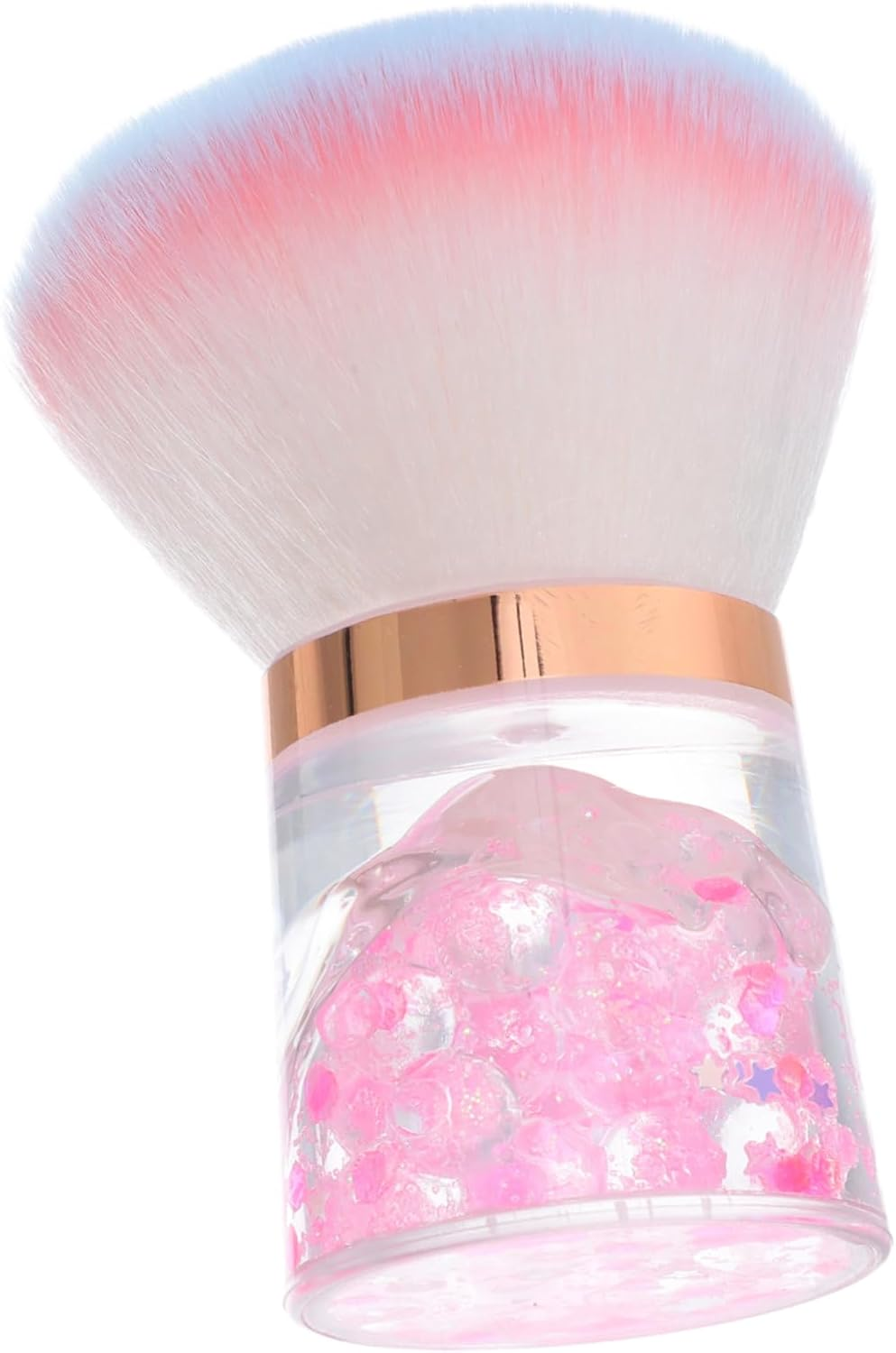 Nail Art Dust Brush Flower Shaped Soft Bristle Duster for Dip Powder Acrylic Nails Portable Dust Removal Brush Storage Case for Manicure and Makeup image number 5