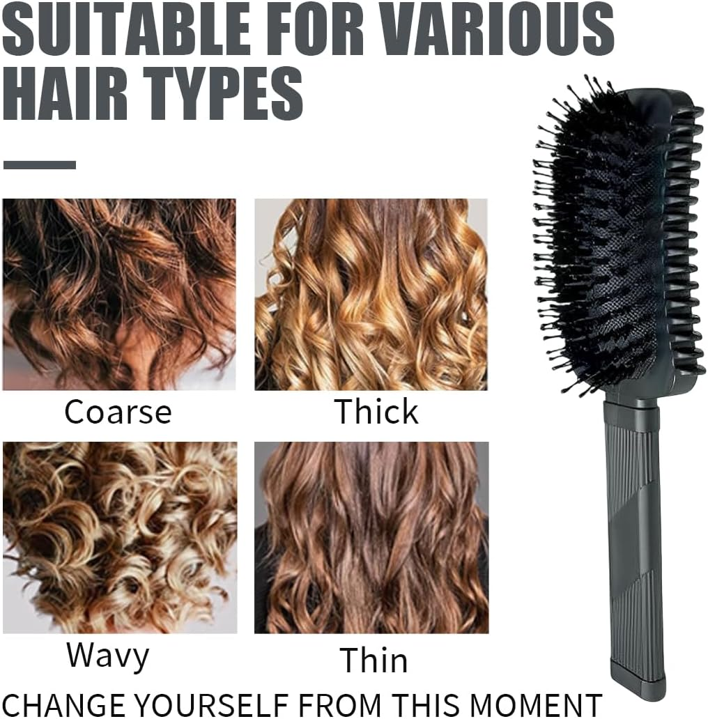 JAWUZ Curl Defining Brush, 2025 Improved Curly Hair Brush, Hair Brush Curls, Versatile Curling Brush, Curl Brush for Women, Curly Hair, Hair Care (Black) image number 1