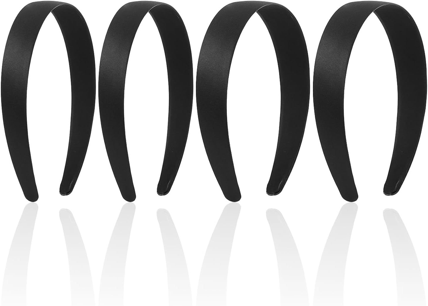 4 Pieces Black Headband, Solid Bang Decoration, Women'S Fashion Hair Accessories, Classic image number 4